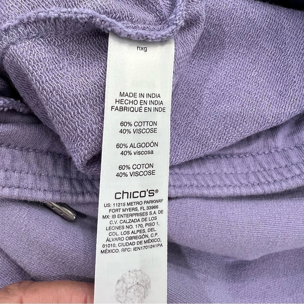 Weekends by Chico's Purple/Lavender Comfy Lounge Pants Size 4/6 XS - Picture 6 of 12